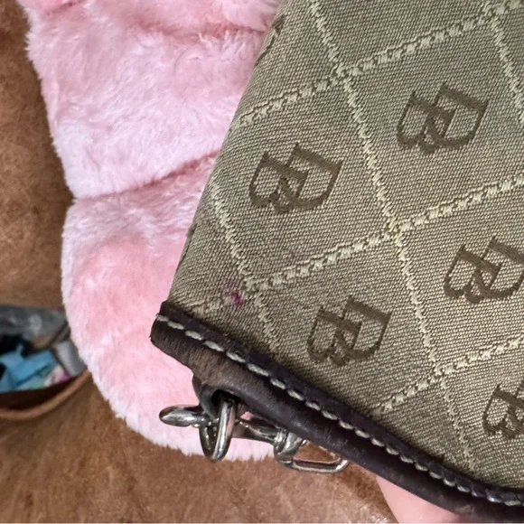 Dooney & Bourke Tan and Brown Clutch - Picture 3 of 6